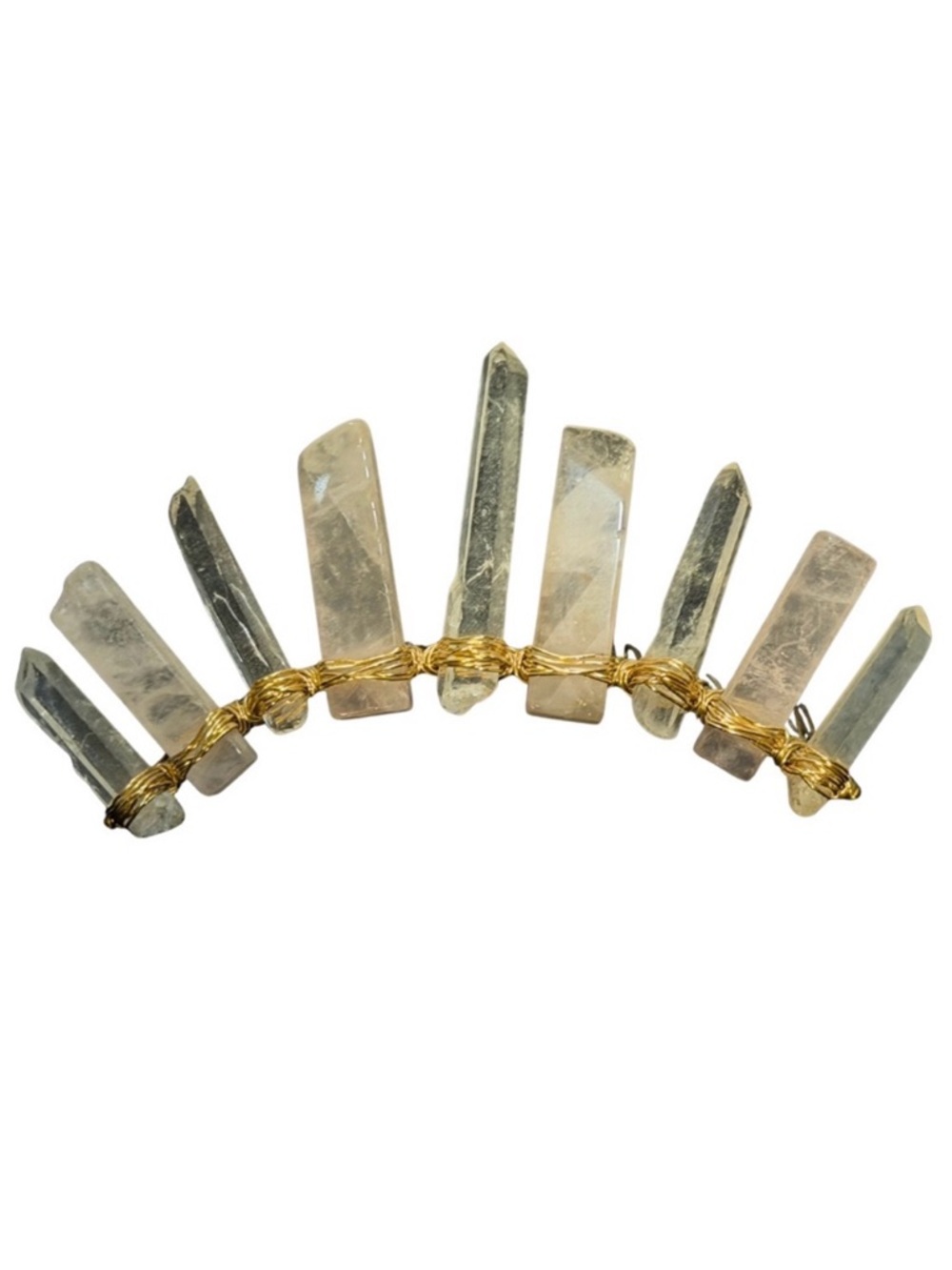 Gold Crystal Hair Comb